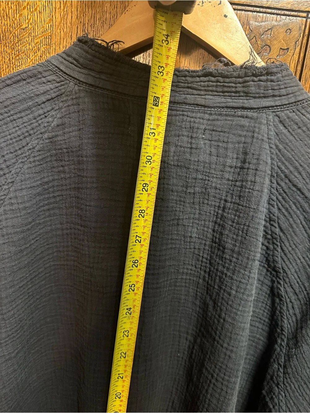 We The Free Black Textured Button-Front Shirt - Picture 8 of 11